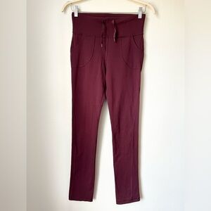 Lululemon Leggings Women’s 8 Maroon Pants